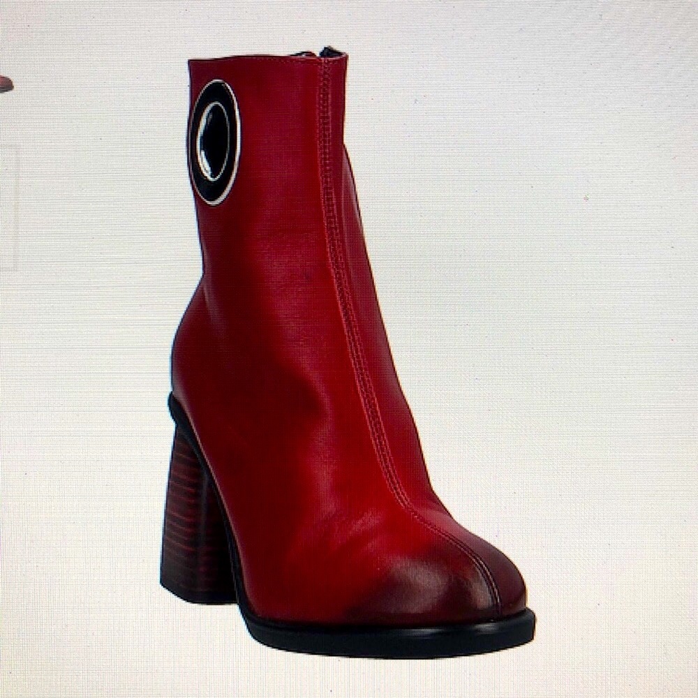 leather booties